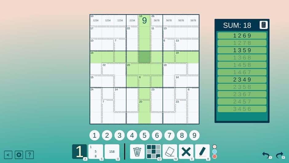 Killer Sudoku screenshot 3