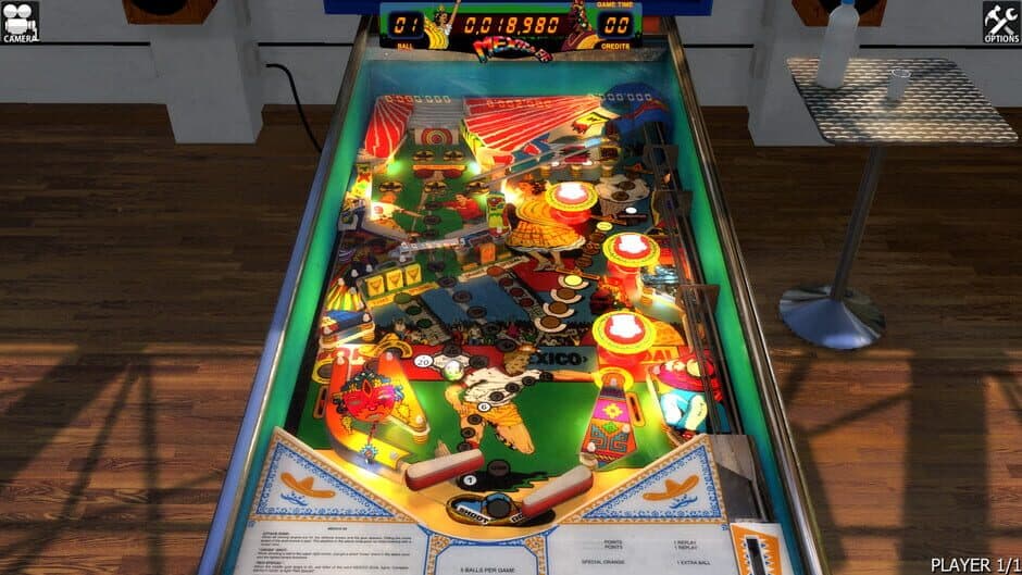 Zaccaria Pinball: Mexico '86 Table screenshot 1
