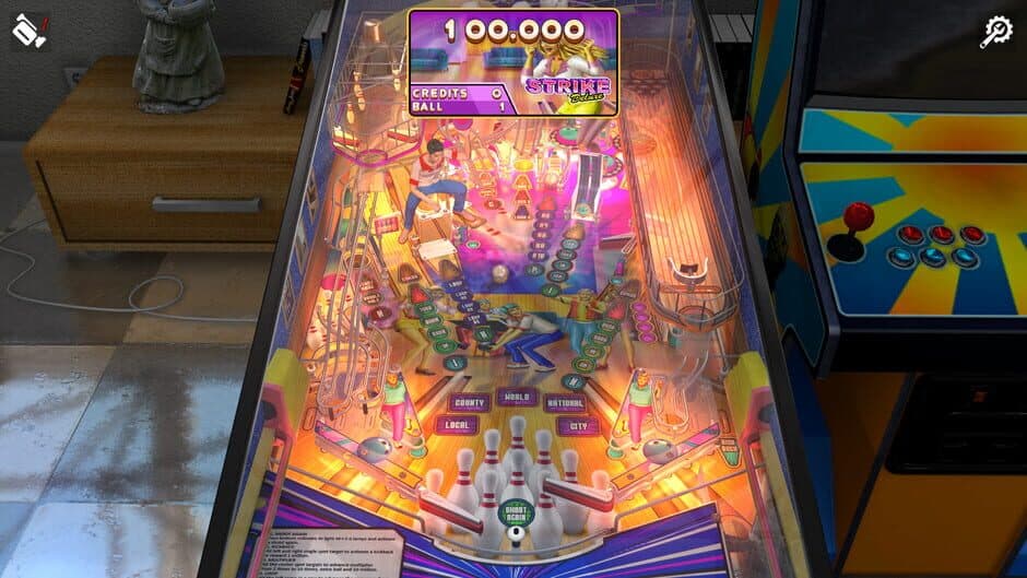 Zaccaria Pinball: Strike Deluxe Pinball Table screenshot 1