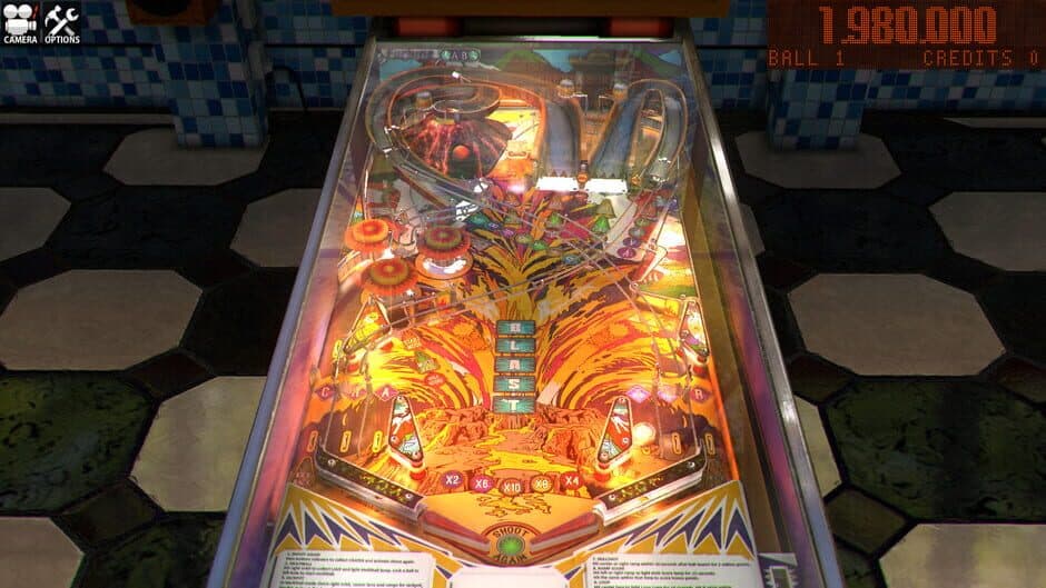 Zaccaria Pinball: Fire Mountain 2019 Table screenshot 1