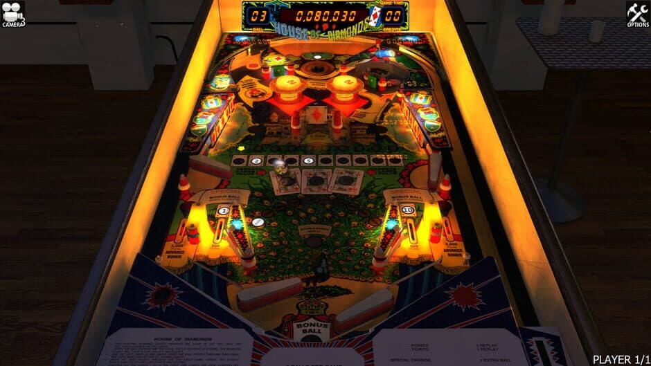 Zaccaria Pinball: House of Diamonds Table screenshot 3