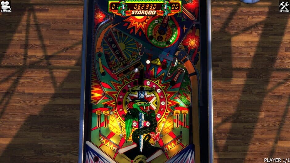 Zaccaria Pinball: Star God Table screenshot 2