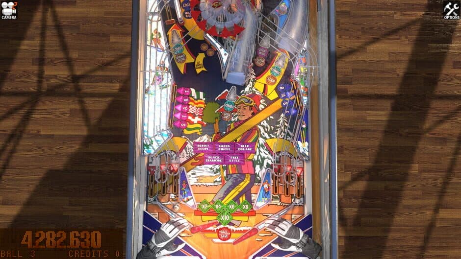 Zaccaria Pinball: Winter Sports 2018 Table screenshot 3
