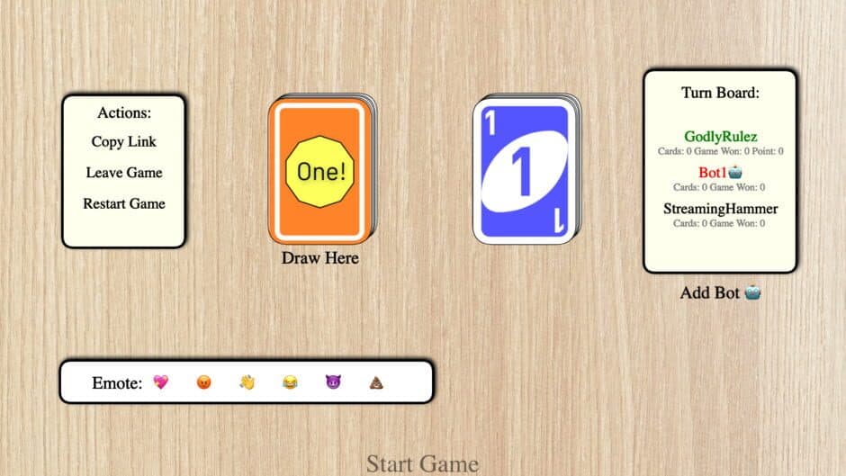 One: The Card Game screenshot 1