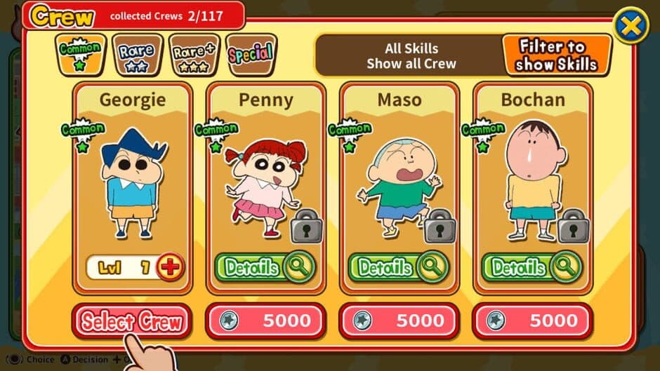Crayon Shin Chan: The Storm Called! Flaming Kasukabe Runner!! screenshot 1
