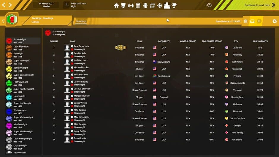 Boxing Club Manager screenshot 4