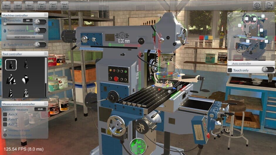 Milling Machine 3D screenshot 1