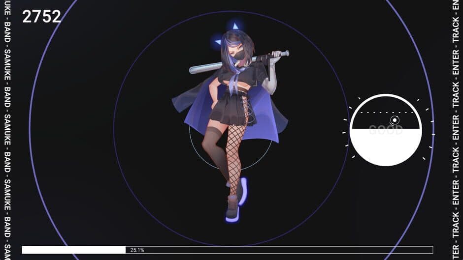 Akuma: Cyberpunk Rhythm Action screenshot 2