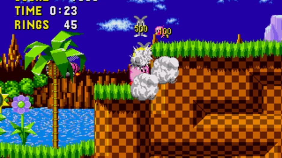 Kirby in Sonic the Hedgehog screenshot 4