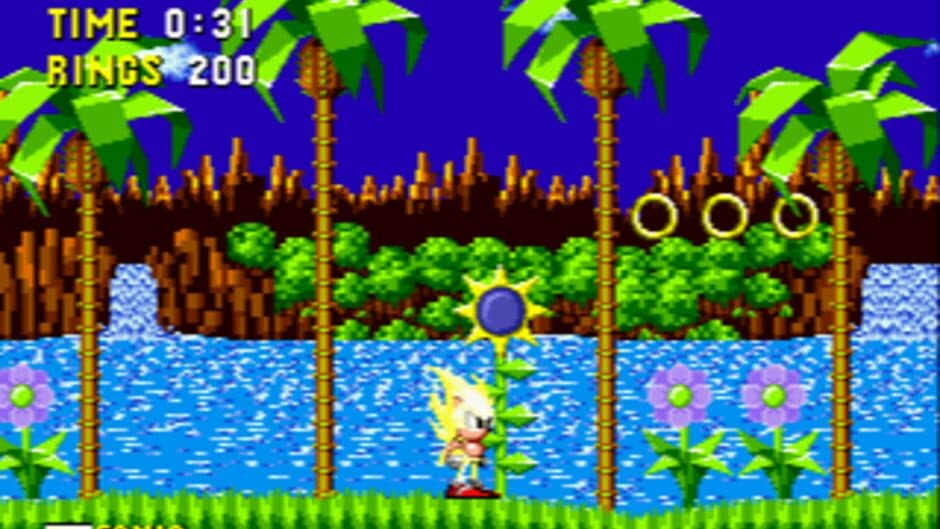 Super Sonic in Sonic the Hedgehog screenshot 2