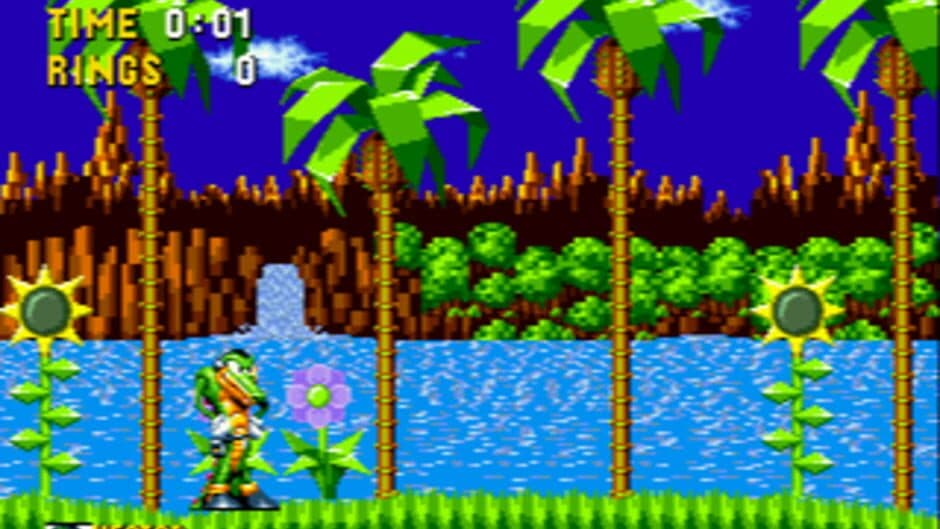 Vector the Crocodile in Sonic the Hedgehog screenshot 2