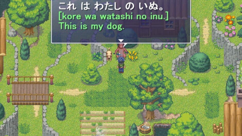 Learn Japanese RPG: Hiragana Forbidden Speech screenshot 1