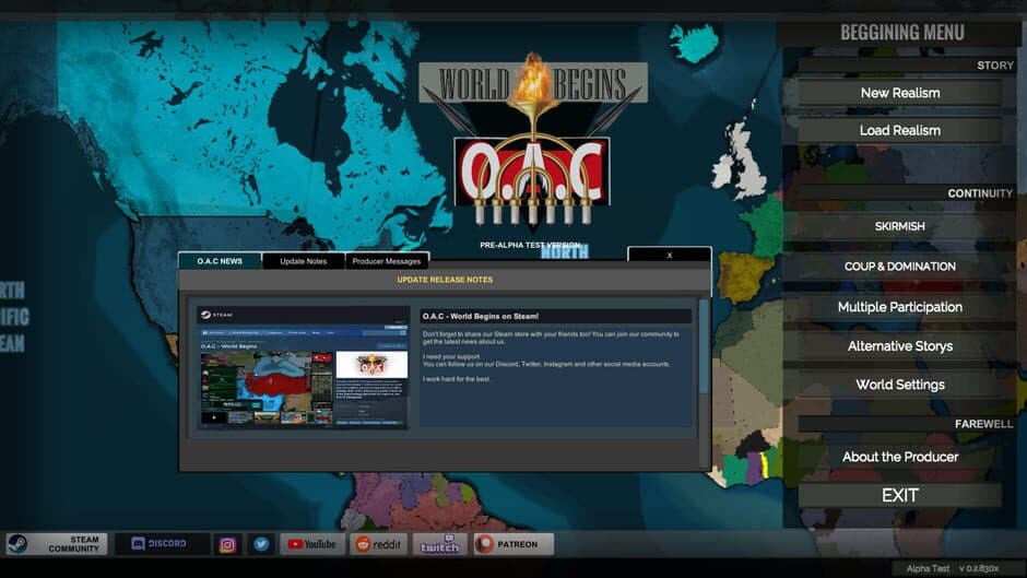 O.A.C: World Begins screenshot 1