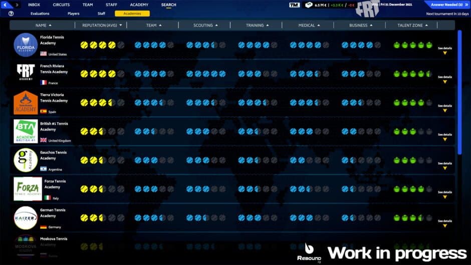 Tennis Manager 2023 screenshot 2