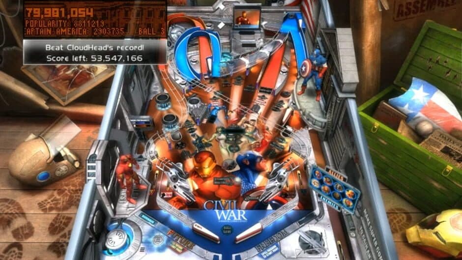 Pinball FX2: Marvel Civil War screenshot 3