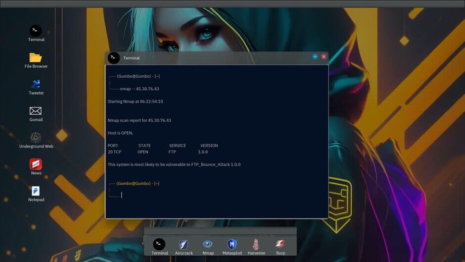 Anonymous Hacker Simulator screenshot 1