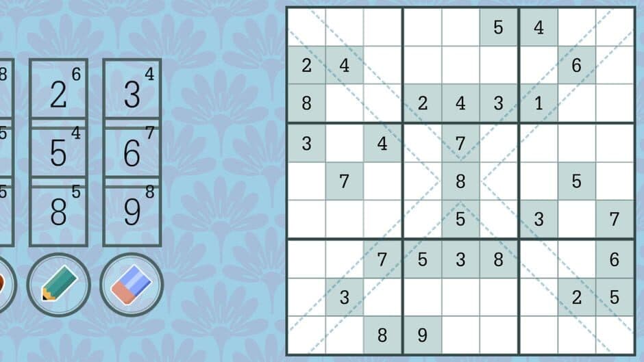 The Daily Diaonal Sudoku screenshot 1