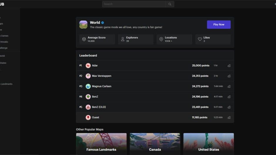 GeoHub screenshot 2