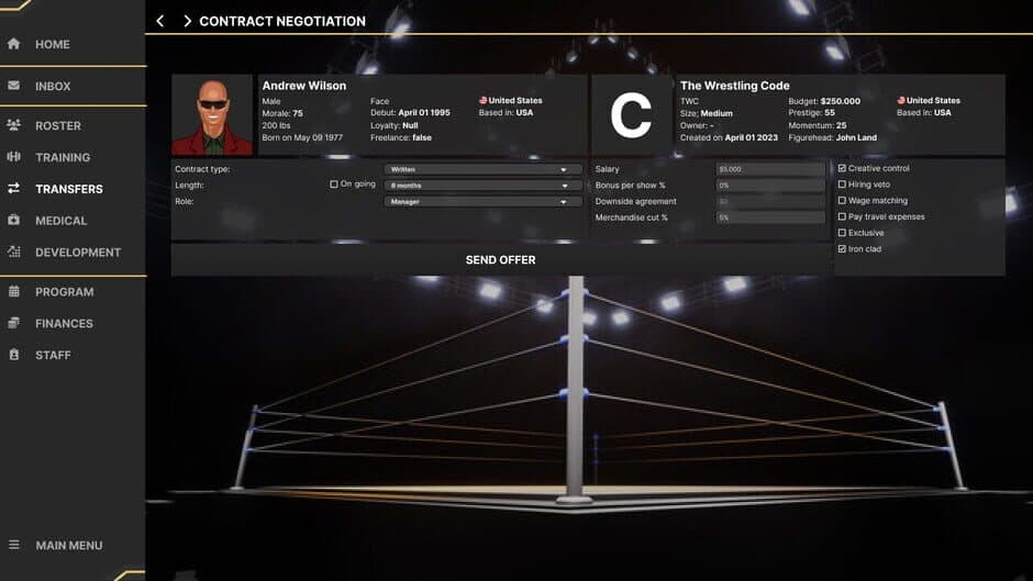Wrestling Manager 2024 screenshot 3