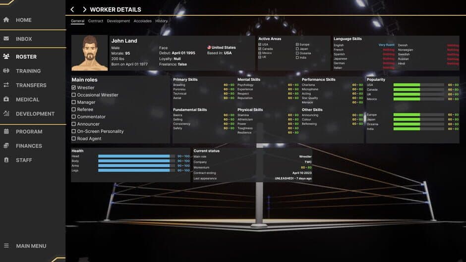 Wrestling Manager 2024 screenshot 4