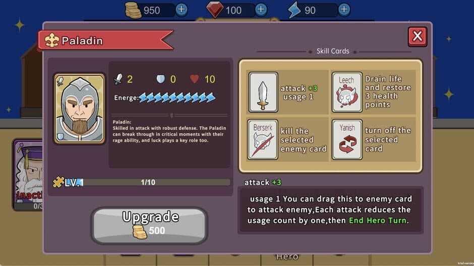 Brave Hero: Puzzle Dungeon Card screenshot 4