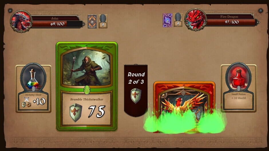 Dragon Fate: Cards and Minigames screenshot 1