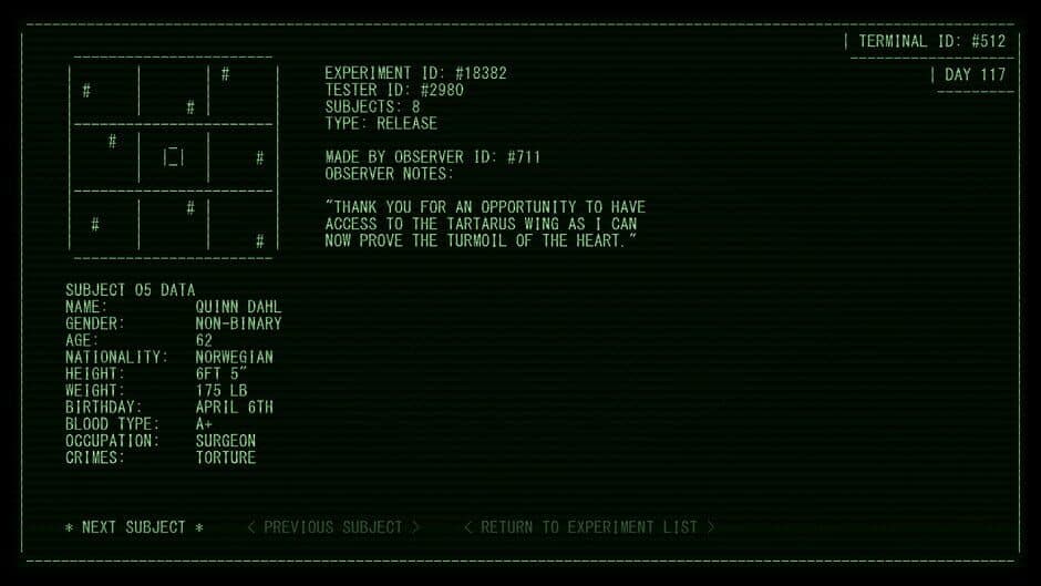 Second Thoughts: Terminal screenshot 4
