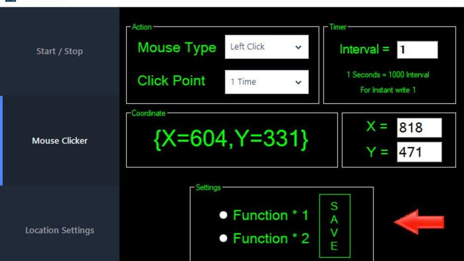 Mouse Clicker screenshot 1