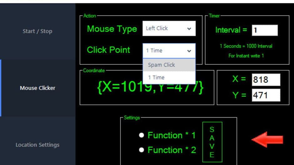 Mouse Clicker screenshot 2