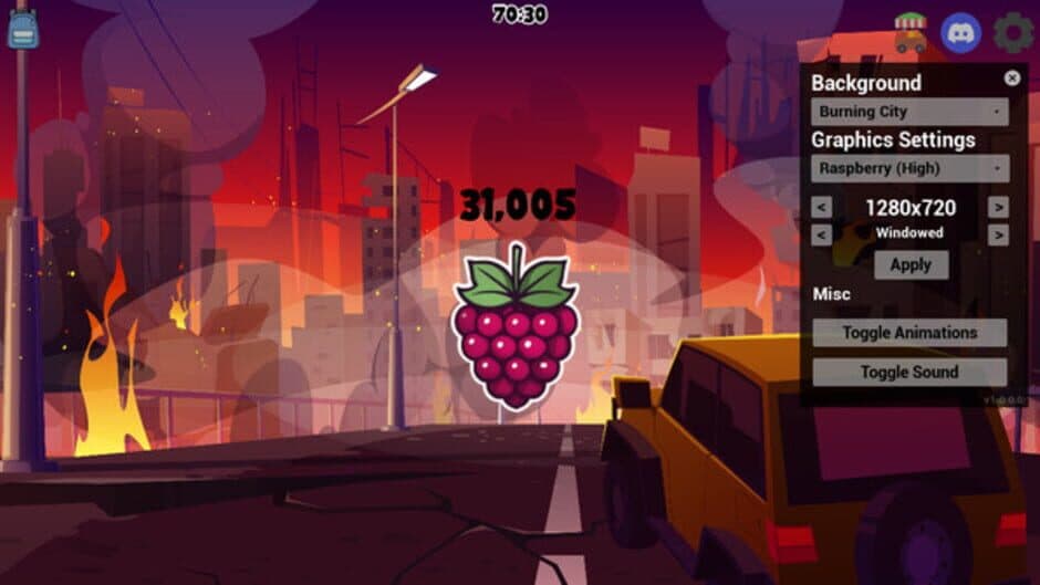 Raspberry screenshot 2