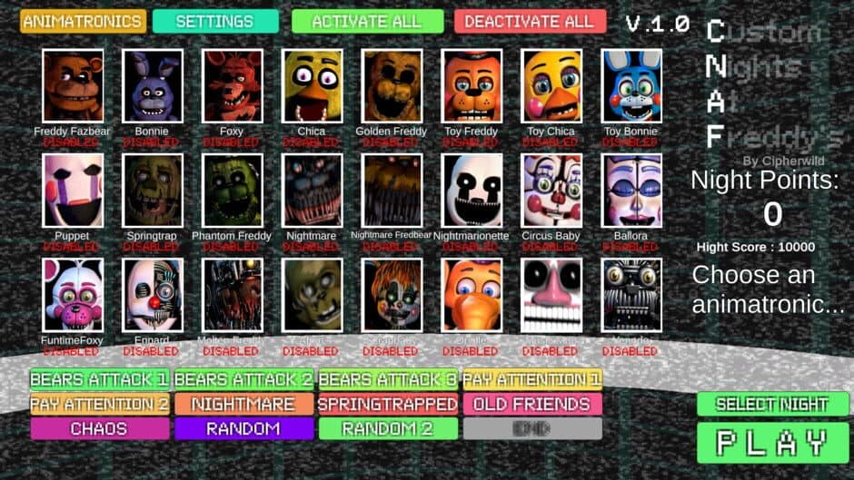 Custom Nights at Freddy's screenshot 3