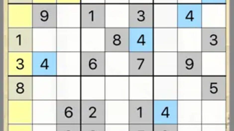 Sudoku screenshot 1