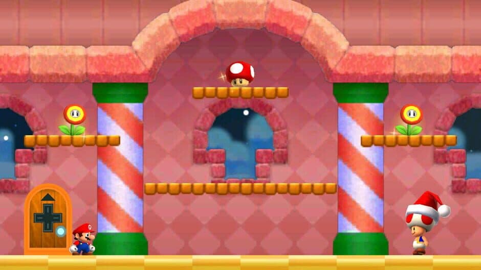 Finally A NSMB2 Christmas Mod screenshot 1