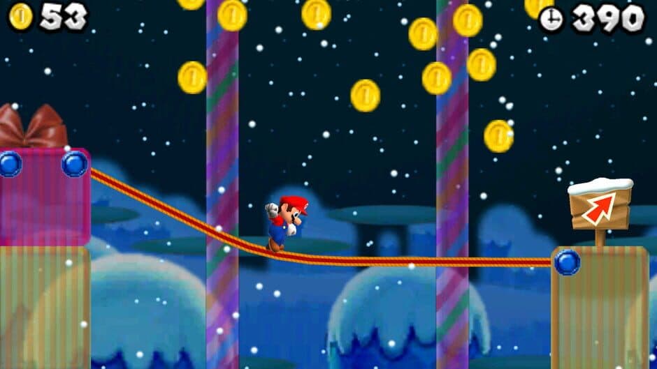 Finally A NSMB2 Christmas Mod screenshot 3