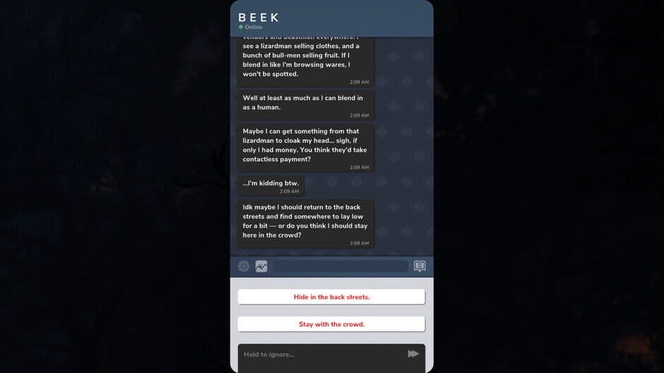 Beek: Familiar Spirit - Remastered screenshot 1