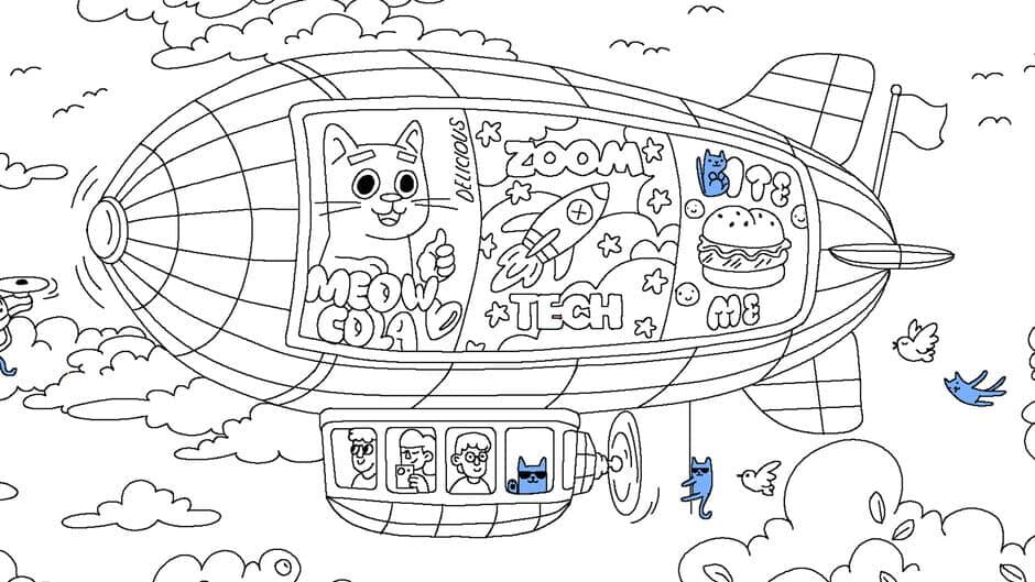 100 Cats Lost in World Find & Color screenshot 4
