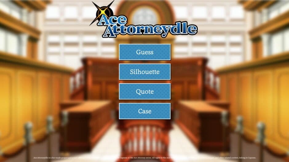 Ace Attorneydle screenshot 1