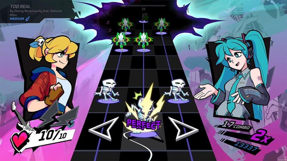 Rift of the NecroDancer: Hatsune Miku - "Too Real" screenshot 3