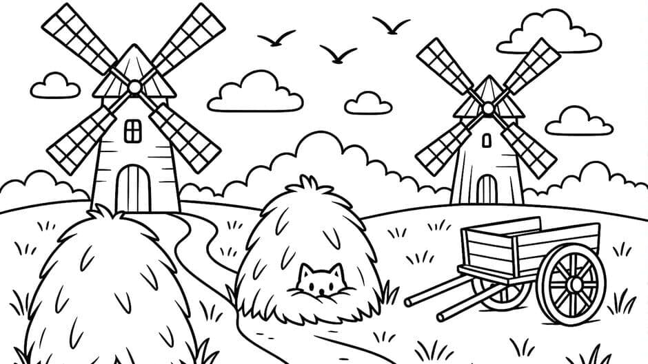100 Cats Lost in Poland Find & Color screenshot 2