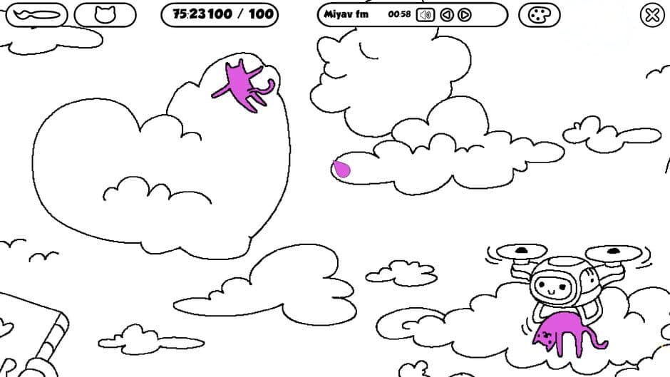 100 Cats Lost in Poland Find & Color screenshot 3