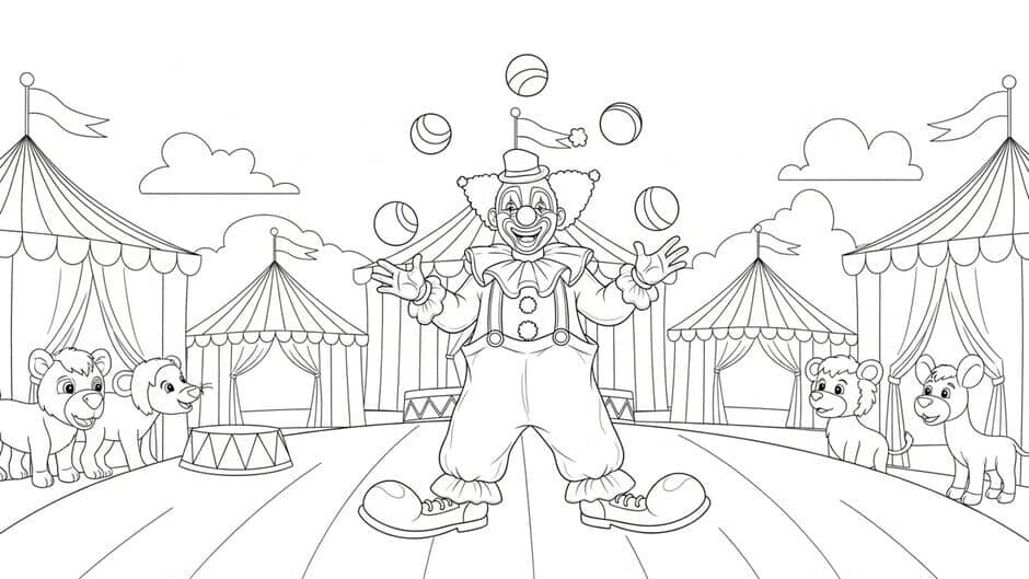 100 Cats Lost in Circus Escape screenshot 1