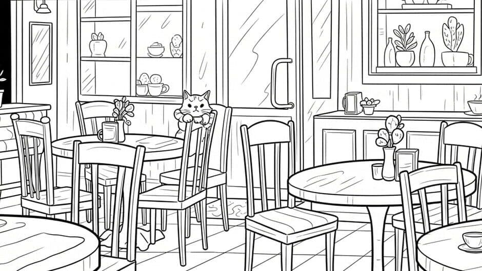 100 Cats Lost in the Stone Age Find & Color screenshot 3