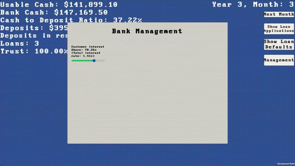 BankingSim screenshot 2