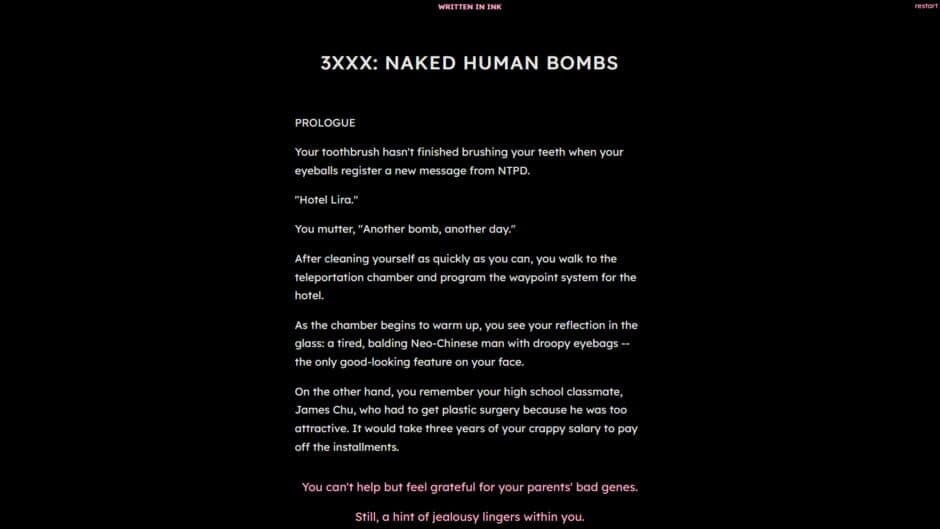 3XXX: Naked Human Bombs screenshot 1