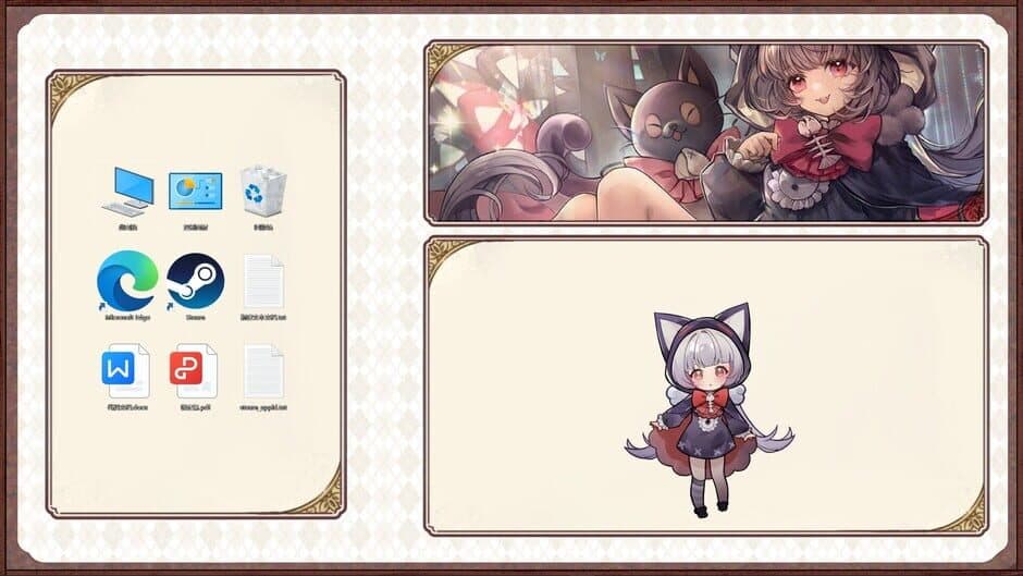 Desktop Kitten Girl screenshot 3