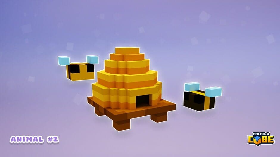 Color-A-Cube: Farm Animal Pack #2 screenshot 1