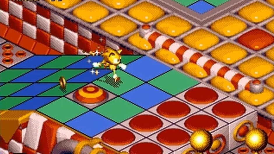 Super Sonic in Sonic 3D screenshot 2