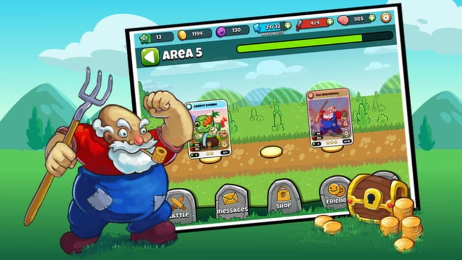Zombie Farm Battles screenshot 1