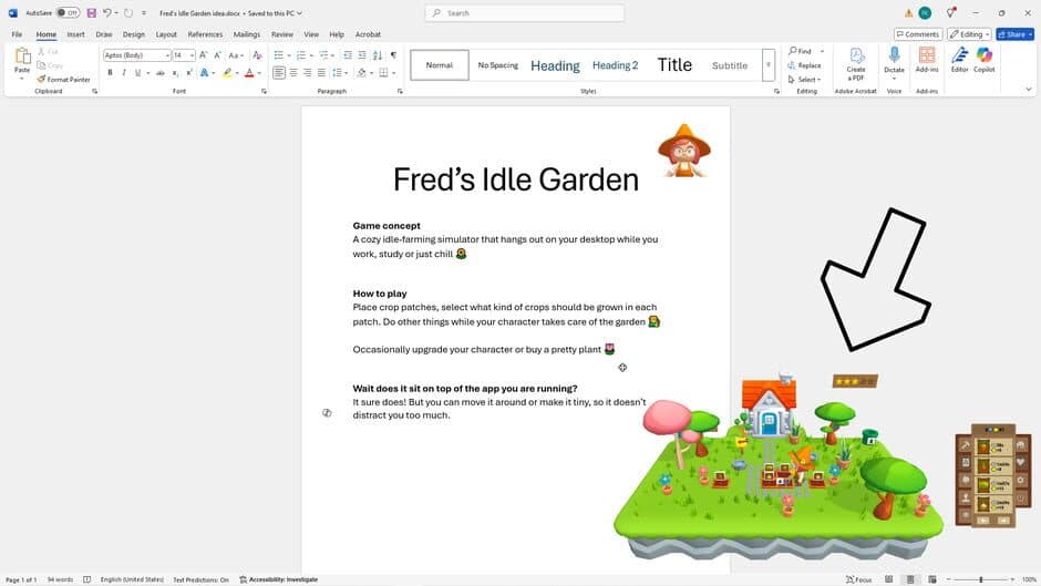 Fred's Idle Garden screenshot 1