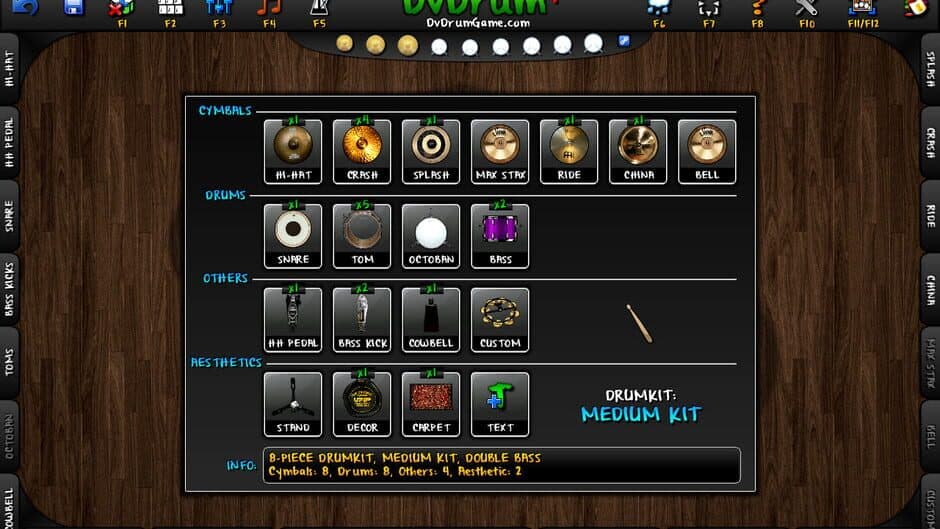 DvDrum, Ultimate Drum Simulator! screenshot 1